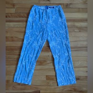 2000s Garage Embroidered Capris